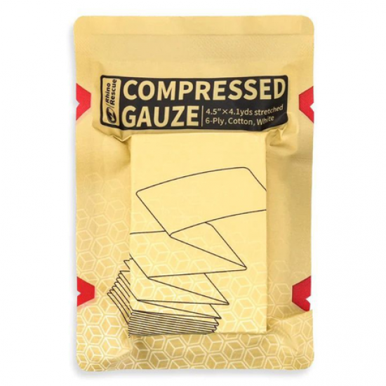 RHINO RESCUE Z-FOLD COMPRESSED GAUZE