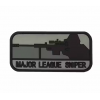 ΣΗΜΑ PVC 444110 PATCH 3D MAJOR LEAGUE SNIPER DARK