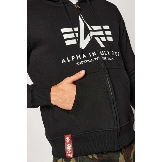 ALPHA INDUSTRIES BASIC ZIP HOODY JACKET