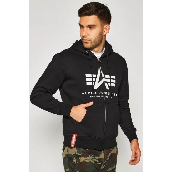 ALPHA INDUSTRIES BASIC ZIP HOODY JACKET