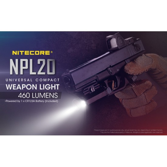 LED NITECORE NPL20 SET WITH BATTERY CR123