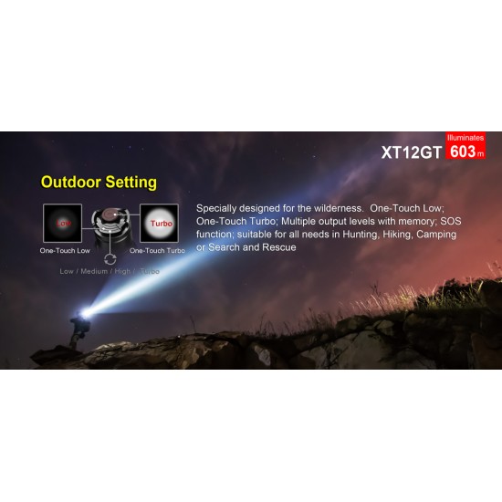 Klarus XT12GT Tactical LED Flashlight