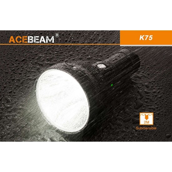 ΦΑΚΟΣ ΜΕΓΑΛΗΣ ΙΣΧΥΟΣ ACEBEAM K75 +BATTERY