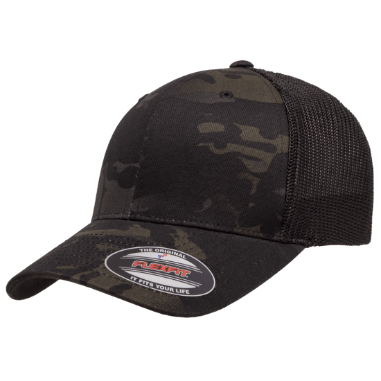 FLEXFIT TRUCKER MESH MULTICAM