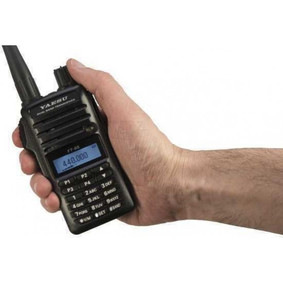 YAESU FT-65E UHF/VHF 5W WIRELESS TRANSCEIVER WITH MONO COLOR DISPLAY