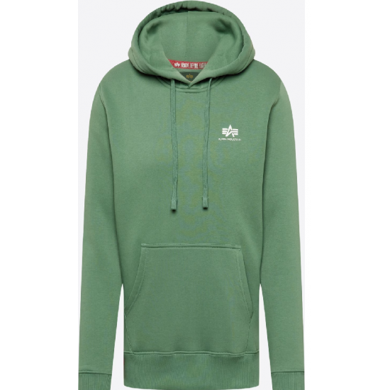 ALPHA INDUSTRIES BASIC SMALL LOGO HOODIE