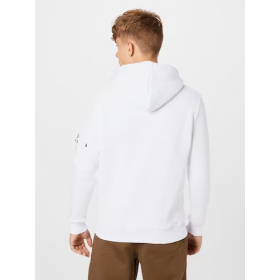 ΦΟΥΤΕΡ ΜΠΛΟΥΖΑ ME ΚΟΥΚΟΥΛΑ ALPHA INDUSTRIES LABEL SWEATER