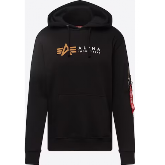 ΦΟΥΤΕΡ ΜΠΛΟΥΖΑ ME ΚΟΥΚΟΥΛΑ ALPHA INDUSTRIES LABEL SWEATER