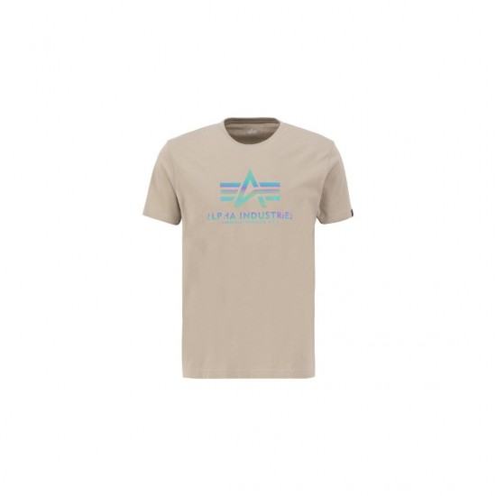 ΜΠΛΟΥΖΑΚΙ ΚΟΝΤΟΜΑΝΙΚΟ T-SHIRT ALPHA INDUSTRIES BASIC RAINBOW