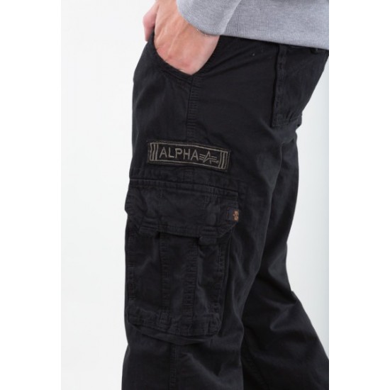 ALPHA INDUSTRIES Utility Jogger Pants in Black | Black. Size L (also in S).  | MILANSTYLE.COM
