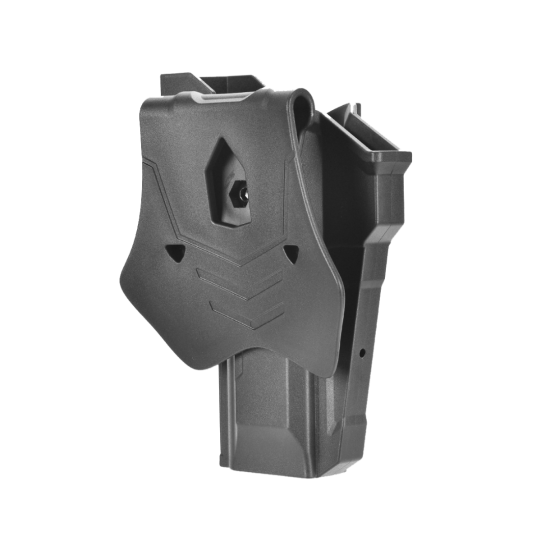 AMOMAX BERETTA 92, 92FS, M9, M9A1, M9A3, RH, BLK PISTOL HOLSTER