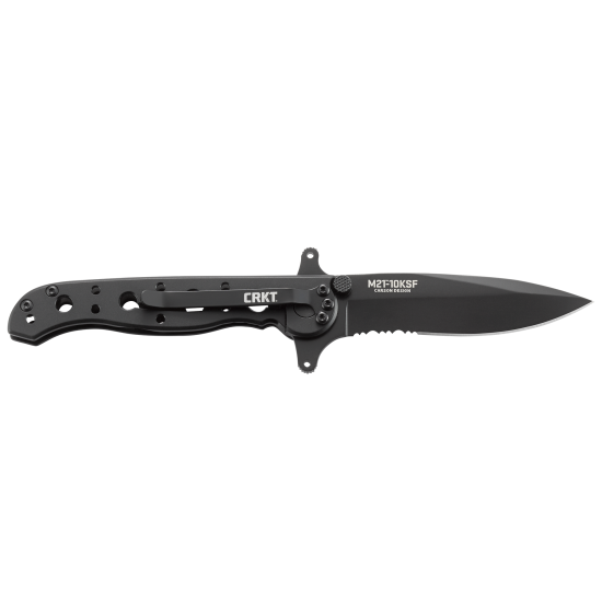 FOLDING KNIFE CRKT M21- 10KSF W TRIPLE POINT SERRATIONS