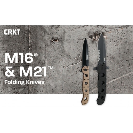 CRKT M16-12Z TANTO W/TRIPLE POINT SERRATIONS