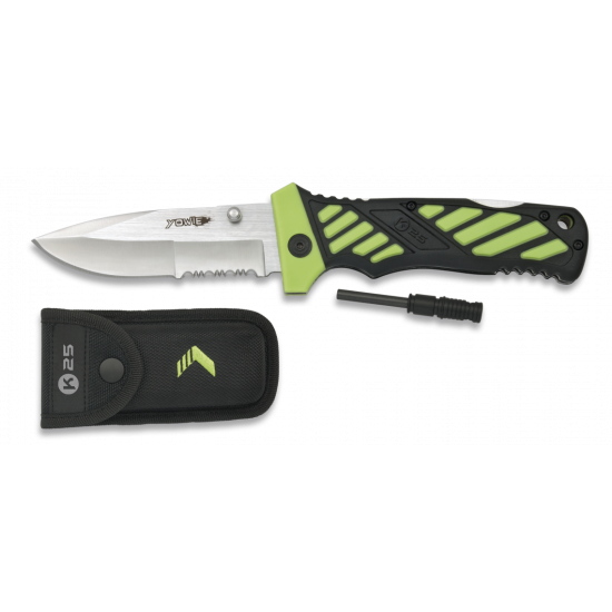 ΠΤΥΣΣΟΜΕΝΟ ΜΑΧΑΙΡΙ ΣΟΥΓΙΑΣ K25 YOWIE SERIES POCKET KNIFE GREEN