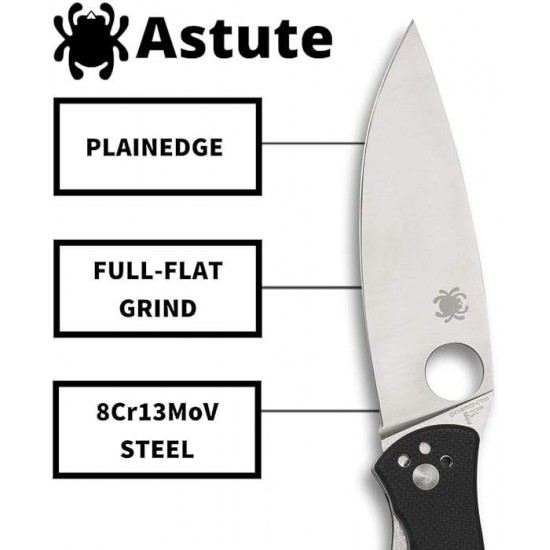 SPYDERCO ASTUTE VALUE KNIFE