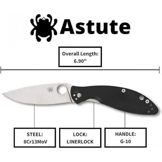 SPYDERCO ASTUTE VALUE KNIFE