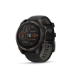 FENIX 8 51MM SOLAR SAPPHIRE TITANIUM CARBON GRAY WITH BLACK AND PEBBLE GRAY