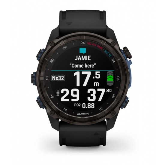 ΡΟΛΟΙ GARMIN DESCENT MK3I - 51 MM CARBON GREY DLC TITANIUM WITH DLC TITANIUM