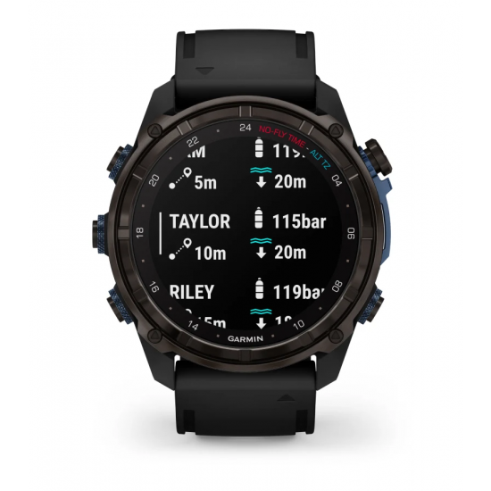 ΡΟΛΟΙ GARMIN DESCENT MK3I - 51 MM CARBON GREY DLC TITANIUM WITH DLC TITANIUM