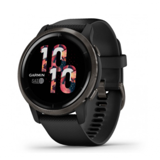 GARMIN VENU 2 SLATE & BLACK SMARTWATCH