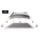 ELASTIC AWNING 2.5x3 SILVER BLACKOUT SALTY TRIBE